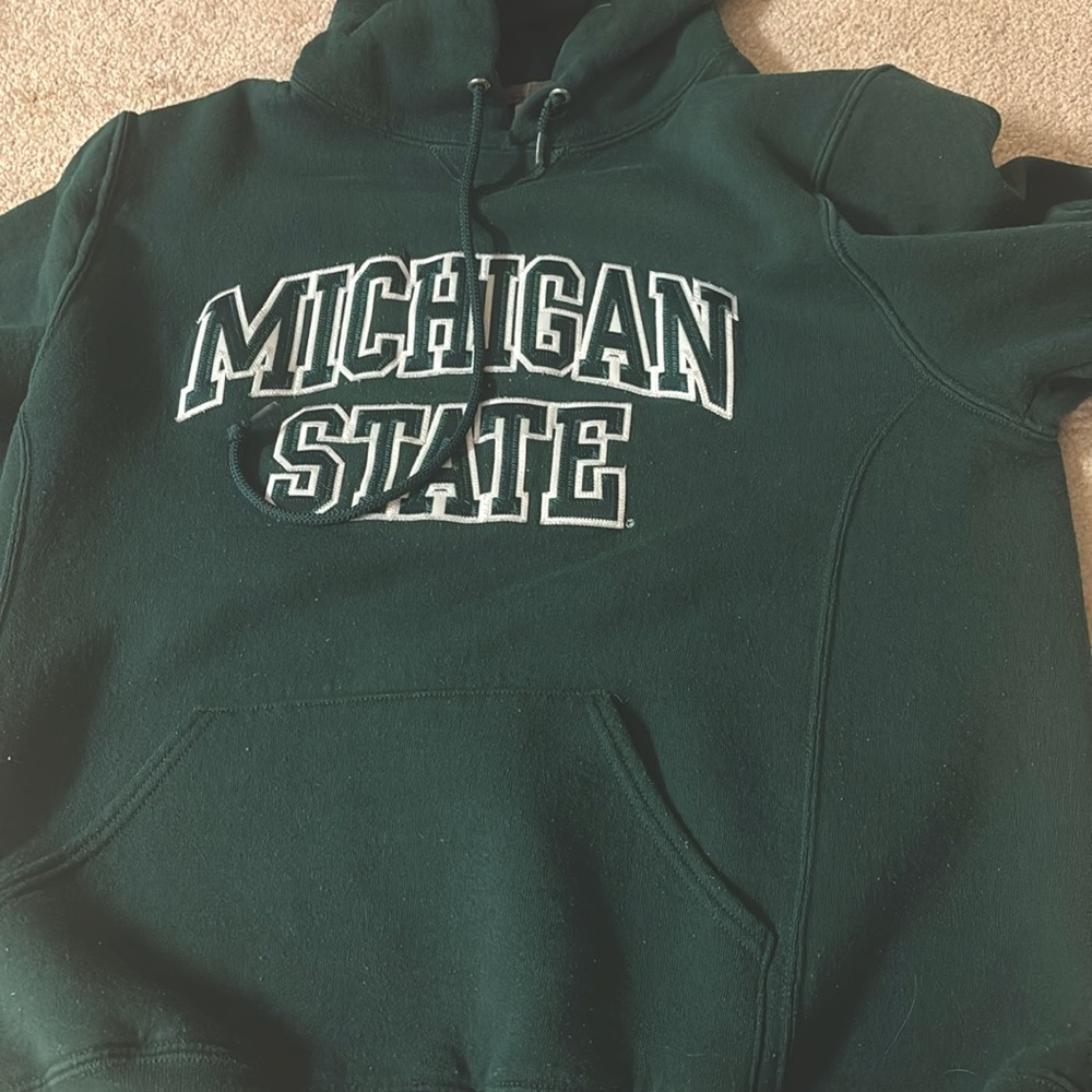 Michigan Dark Green University Hoodie Boathouse Medium!